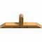 Ekena Millwork Portland Rough Sawn Timber Gable Bracket, Western Red Cedar, 60"W x 22"H x 6"D x 6"F, 9/12 Pitch GBW060X22X0606POR00RWR - alternate 4